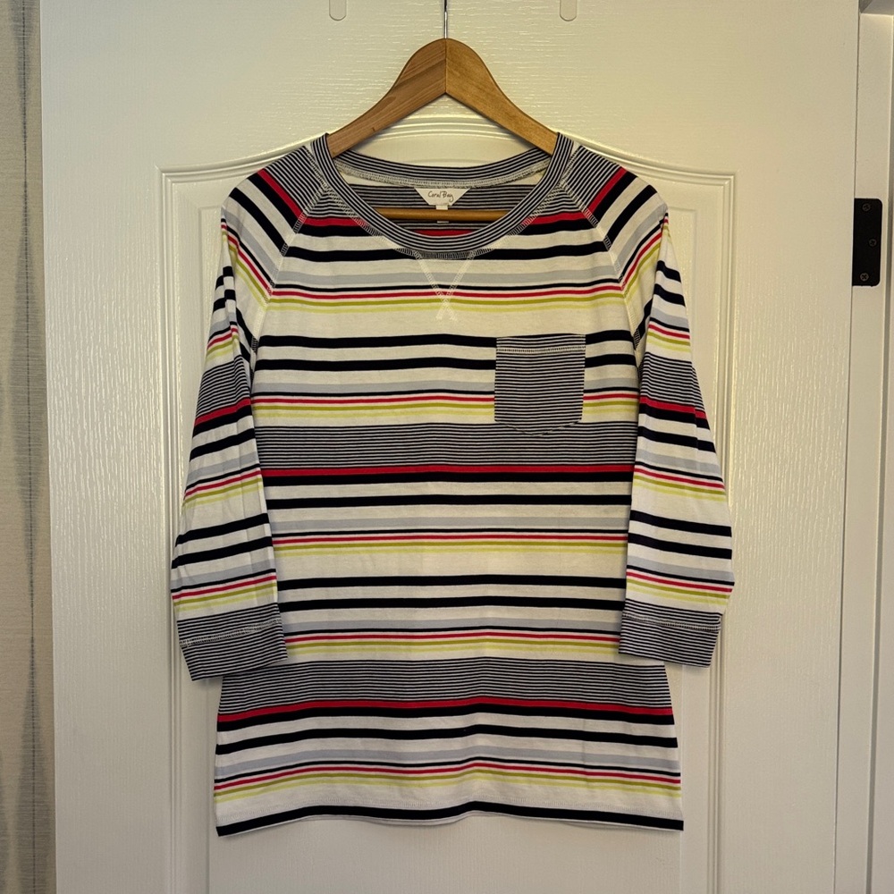 Coral Bay Striped Long Sleeve Top